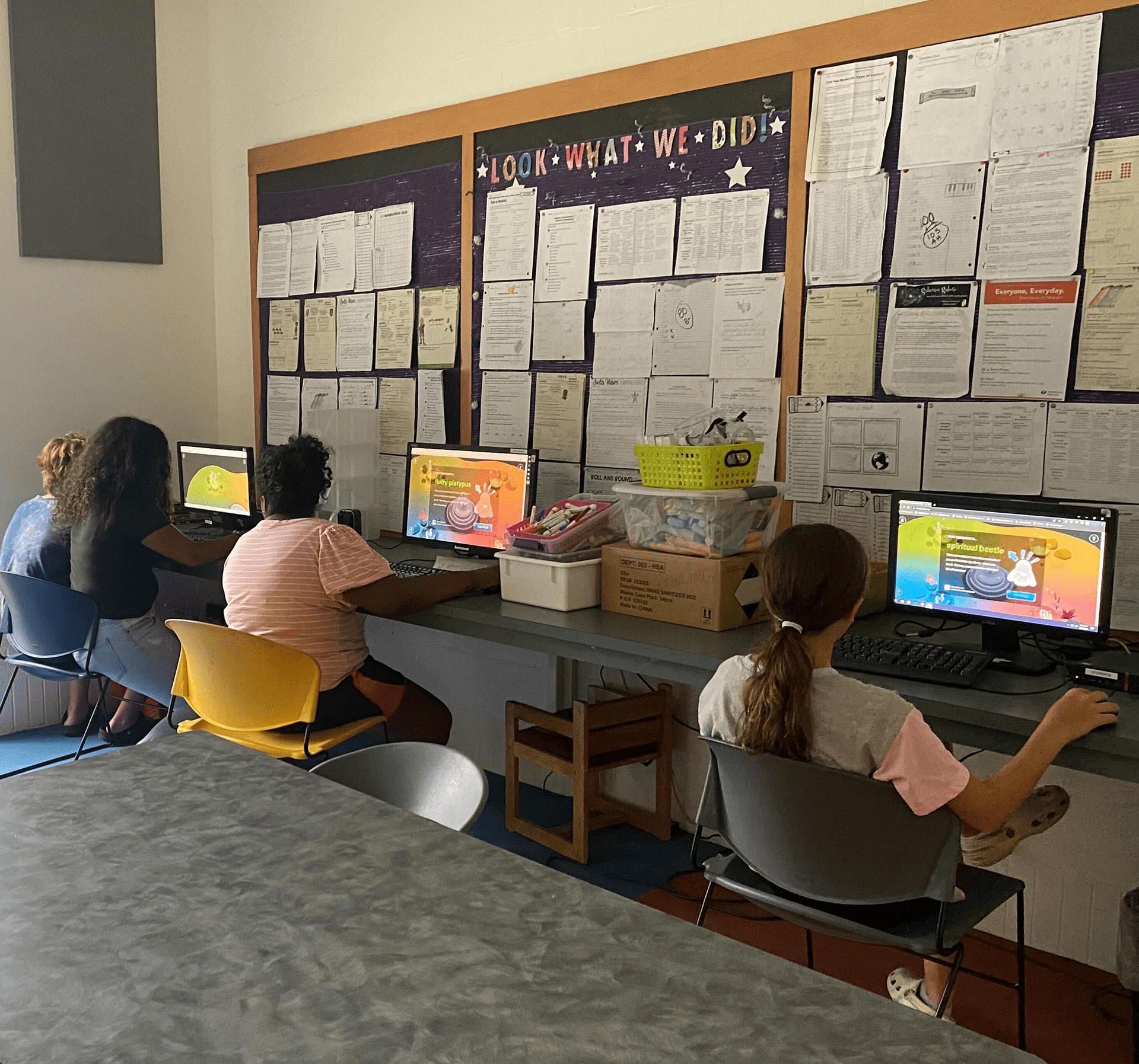 Project DistrAction: Test Footage of Game being showcased in a school